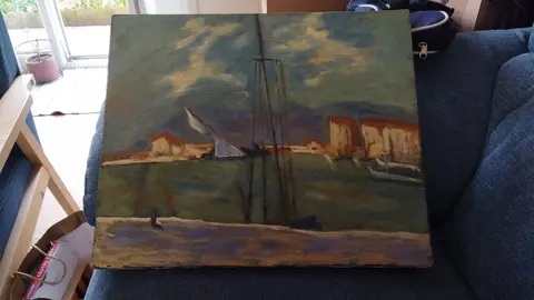 4 tableaux sur toile
