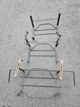3 supports de balconniere