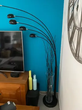lampadaire noir design