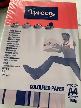 rame de papier rouge 160 g