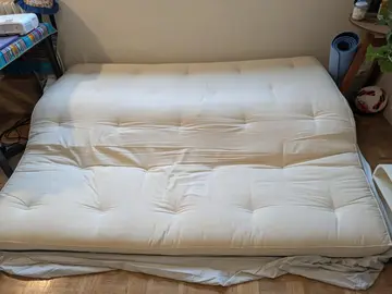 Futon pur coton 2m sur 1m60