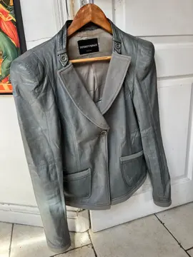 veste femme Armani en cuir