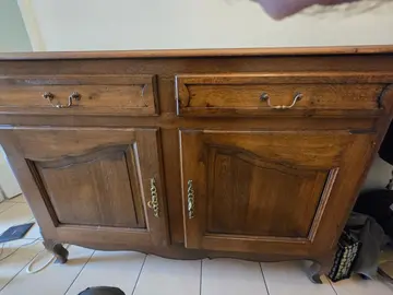 BUFFET BOIS MASSIF150CM SUR 46CM NON DEMO.TABLE