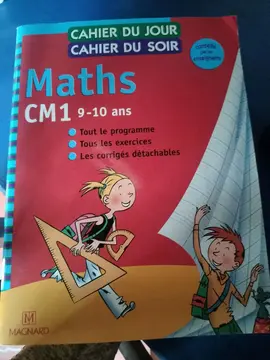 cahier du jour et soir maths