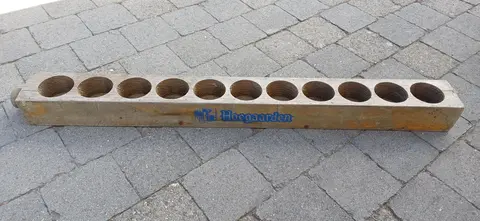 Support en bois de 11 pintes Hoegarden
