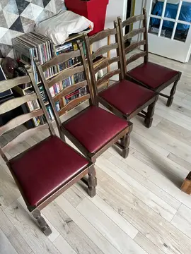chaise salle à manger x4