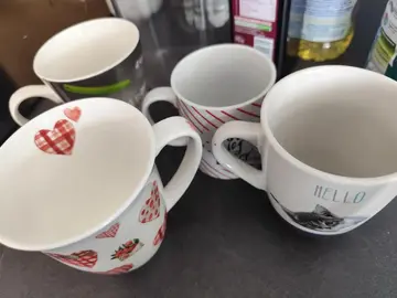 lot de 4 tasses