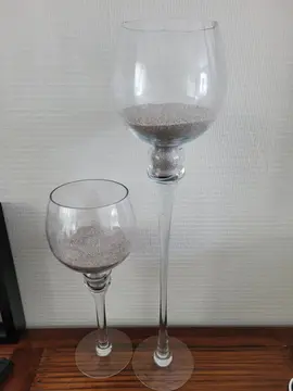 2 photophores ~50 cm et 30 cm de haut