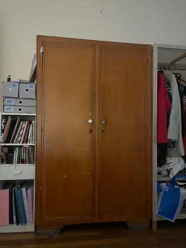 ARMOIRE PENDERIE 2 PORTES en bois