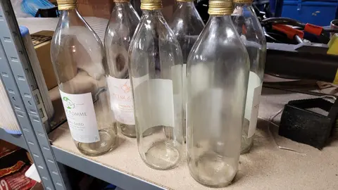 Bouteilles en verre