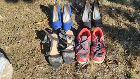 lot de chaussures