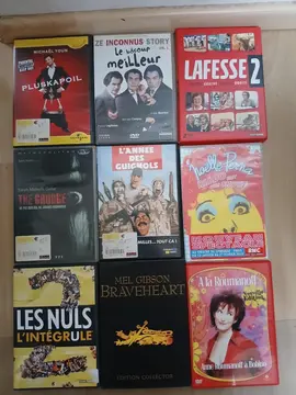Lot de 9 DVD