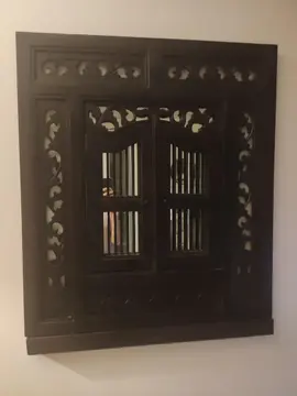 Miroir en bois