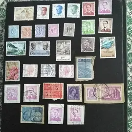 donne timbres collection Belgique 🇧🇪