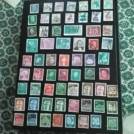 donne timbres collection allemande