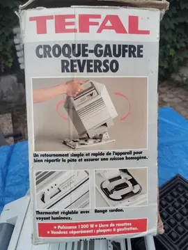 grill electrique - gauffrier Reverso
