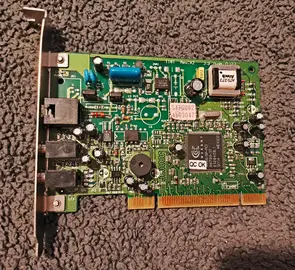 Carte Modem 56K RJ11 Conexant RS56 R6793-17 Celduc D31A3100 Supreme NRTL 56K Internal PCI Modem