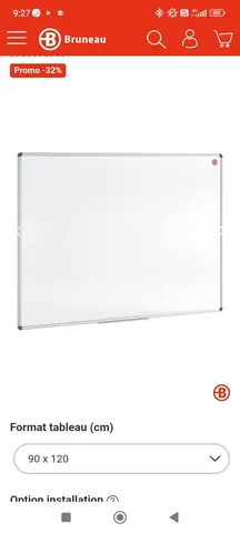 tableau blanc Bruneau