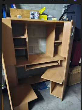 Bureau avec portes+armoire bureau + armoire chaussures -état impeccable