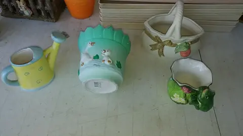 lot pour plantes déco très bon état