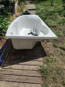 baignoire asymétrique