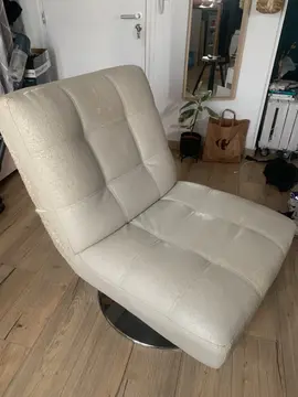 Fauteuil en cuir