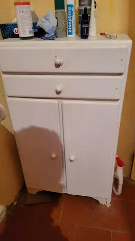 petit meuble blanc en bois