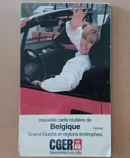 Carte routière de Belgique