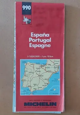 Carte routière Espagne Portugal
