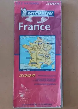 Carte routière de France