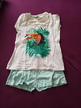 pyjama taille 8 10 ans motif perroquet