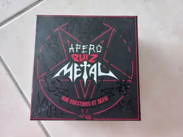 Boite Apéro quiz Métal