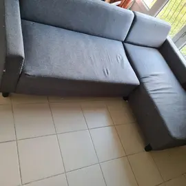 Canapé angle gris
