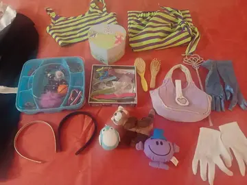 Lot d'accessoires et jeux pour petite fille 6-8 ans