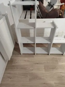 meuble casier repeint