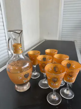 ensemble verres et carafe