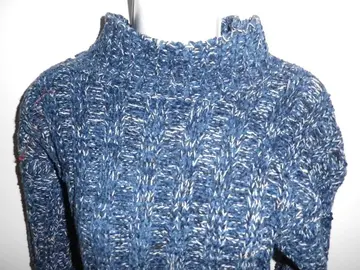 Pull bleu chiné