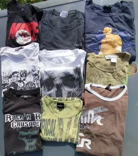 9 tee shirts