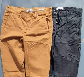 2 pantalons chino