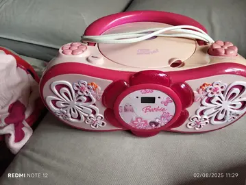 poste radio cd barbie