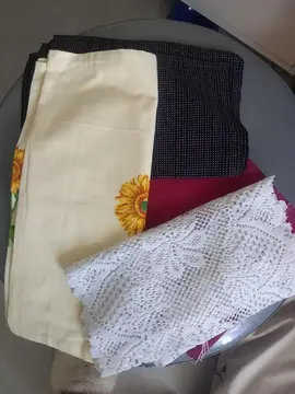 lot de serviettes chemin de table