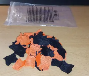 Confettis tissus Halloween