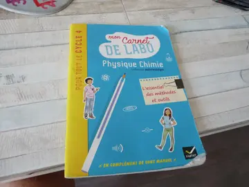 carnet collège 5èm Physique Chimie
