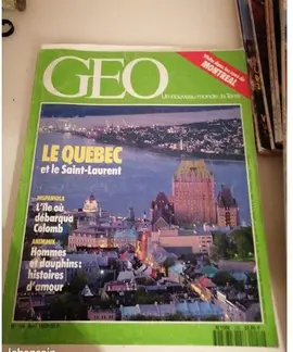 Mag Géo sur le Quebec