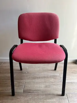 Chaise bureau rose