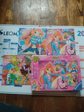 boite de 3 puzzles Winx