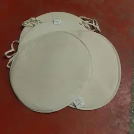 Lot de 4 galettes de chaise - Diamètre 39cm