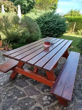 table de jardin type pique-nique