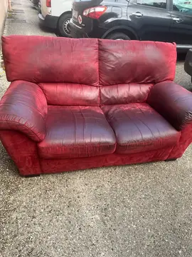 canapé rouge