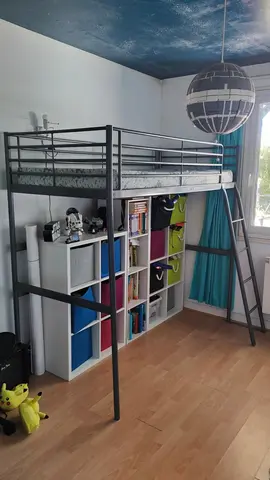lit mezzanine acier